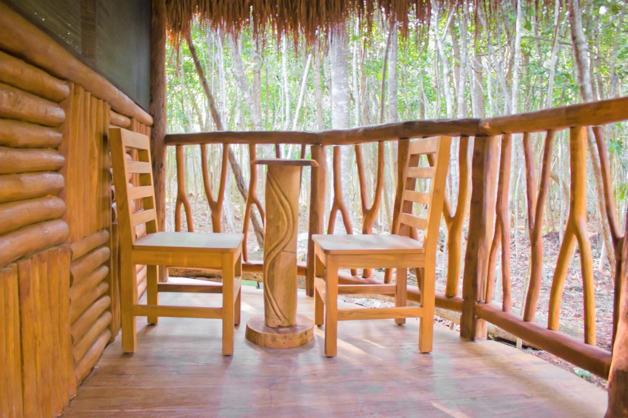 Aldea Maya-Ha Cabanas Con Cenotes Puerto Morelos Exteriör bild