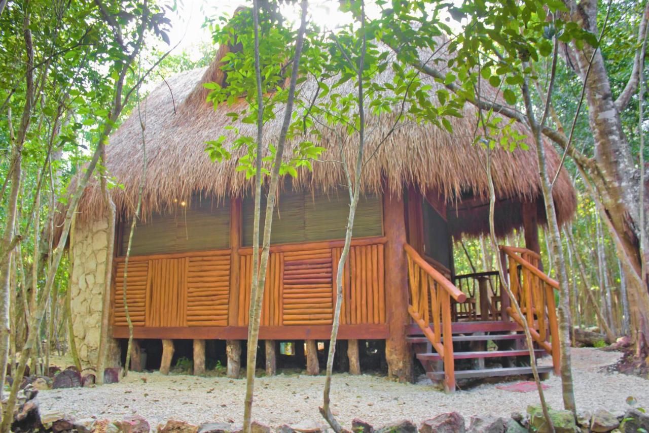 Aldea Maya-Ha Cabanas Con Cenotes Puerto Morelos Exteriör bild