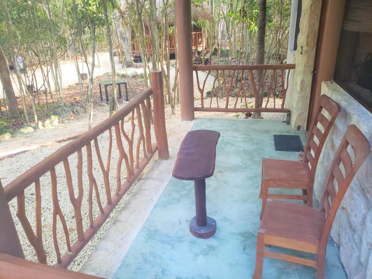 Aldea Maya-Ha Cabanas Con Cenotes Puerto Morelos Exteriör bild