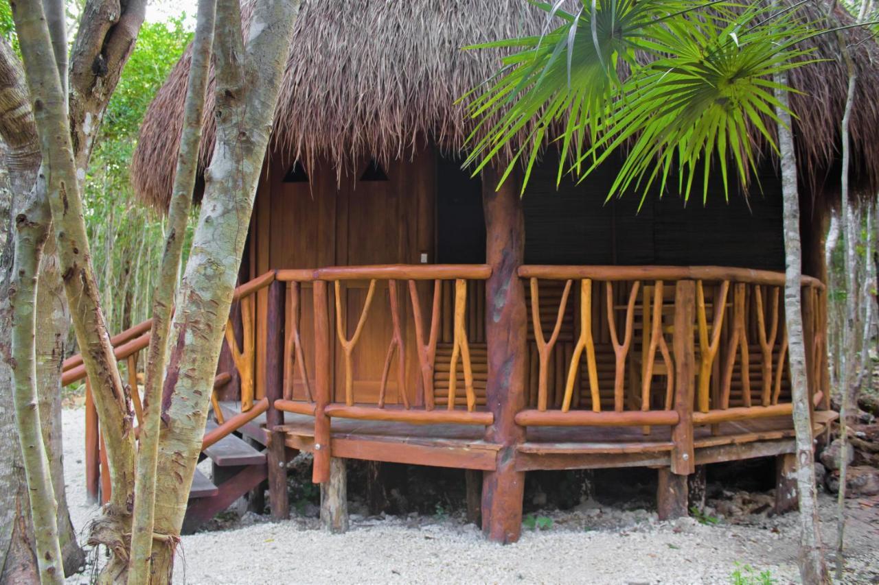 Aldea Maya-Ha Cabanas Con Cenotes Puerto Morelos Exteriör bild