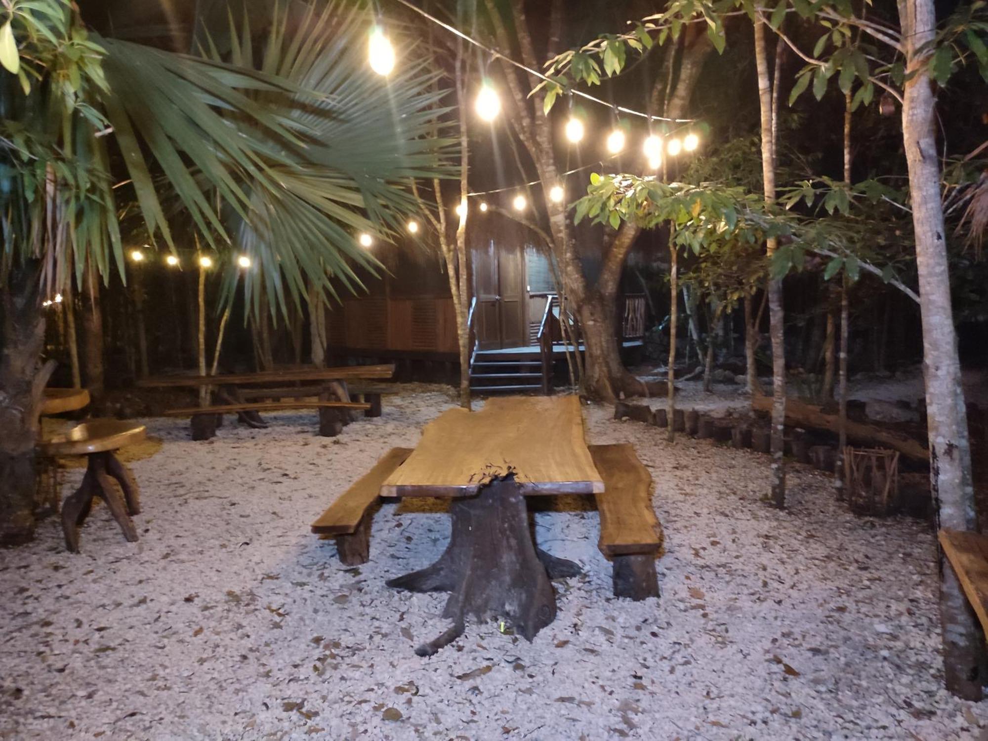 Aldea Maya-Ha Cabanas Con Cenotes Puerto Morelos Exteriör bild