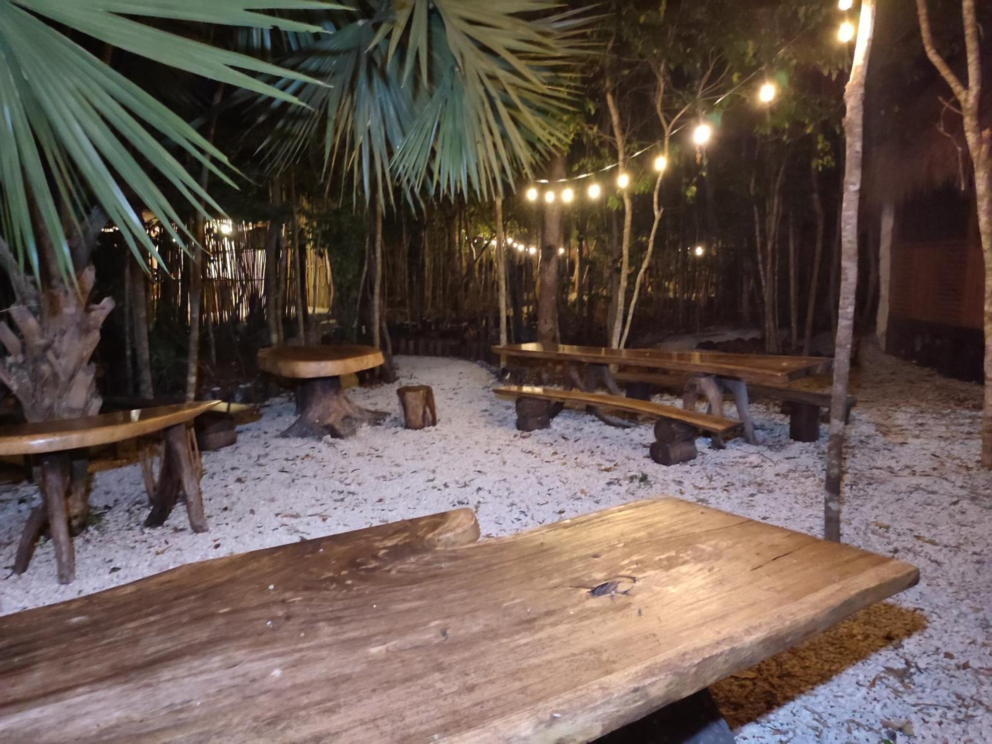 Aldea Maya-Ha Cabanas Con Cenotes Puerto Morelos Exteriör bild
