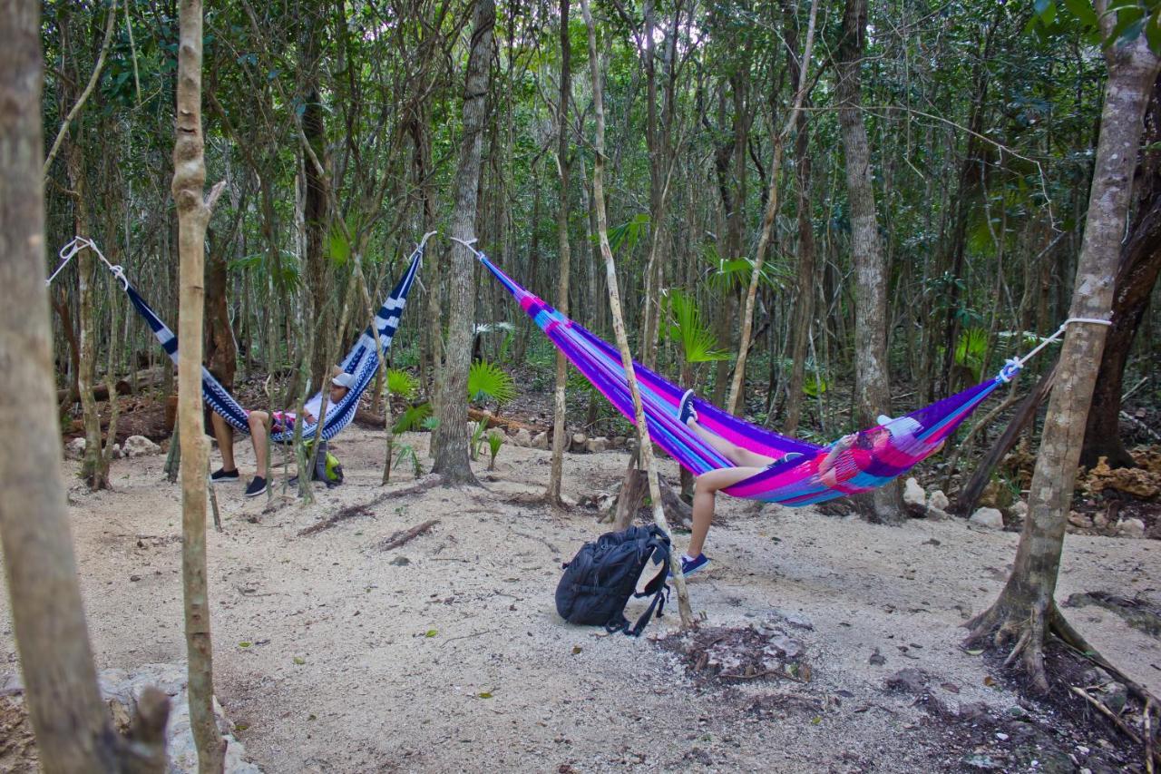 Aldea Maya-Ha Cabanas Con Cenotes Puerto Morelos Exteriör bild